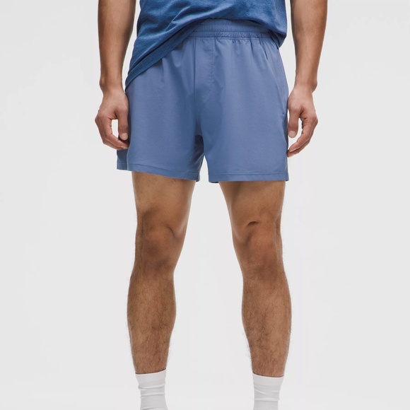 Lululemon Men’s Commission Shorts Blue Size Small Recycled Fabric - Picture 1 of 9